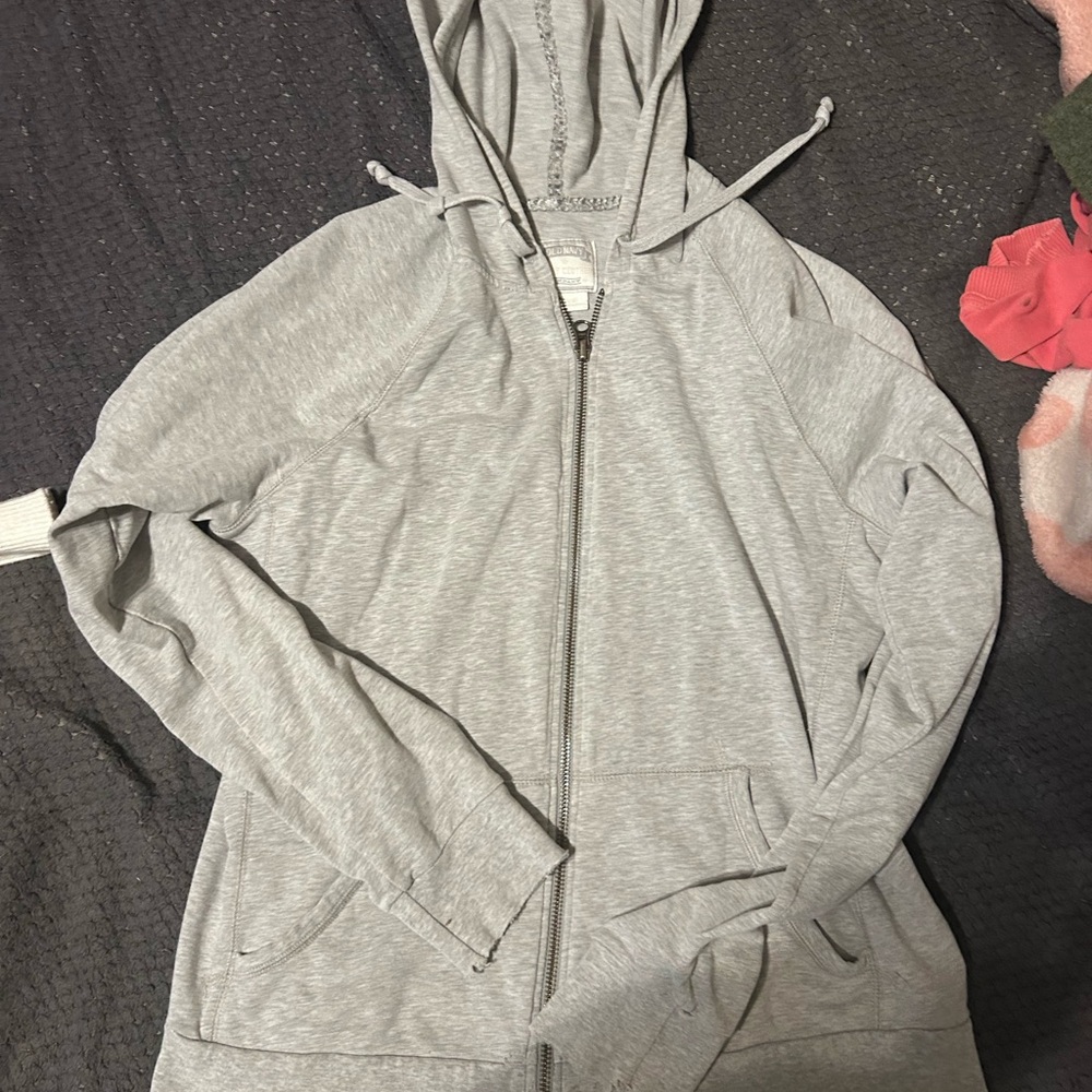 Vintage Old Navy Light Gray Hoodie